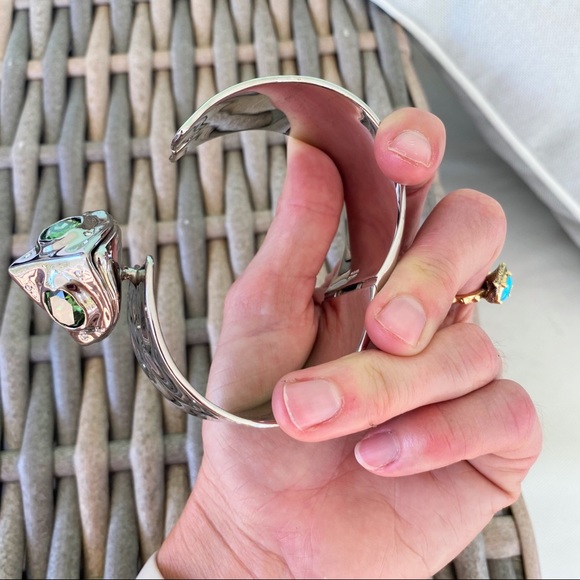 Alexis Bittar Crumpled Pyramid Relic Bracelet NWT - Picture 13 of 16